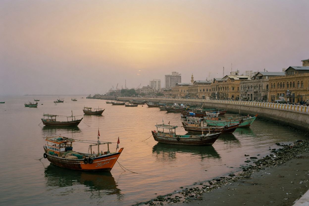 Arabian Sea at Karachi